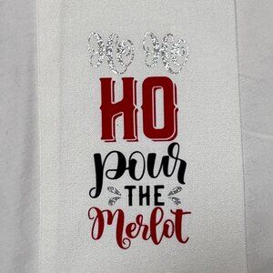 🍷 Canvas Wine Bottle Gift Bag – NWOT 🎄